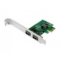 FireWire PCIe IOCrest 2-Port IEEE1394a w/cable MM-PCE1394-2I