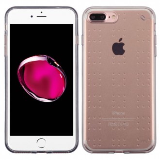 iPhone 7 Plus Case Transparent Grey Spots Candy