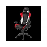 Chair Gaming Arozzi Verona - Pro Black w/ White & Red