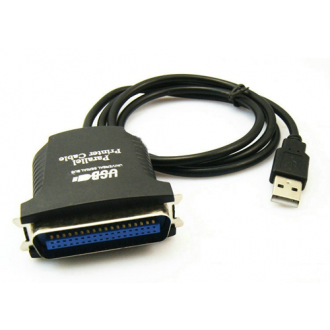 USB 2.0 to Parallel Adapter DB25F Cable