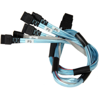 iPASS Supermicro iPASS to 4xSATA 30AWG CBL-0097L-02 Cable