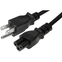 Power Notebook 3-Pin NEMA 5-15P to IEC-C5 6' HQ Cable 