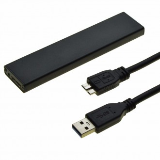 mSATA 17+7pin SSD to USB 3.0 Enclosure 