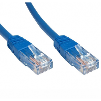 RJ45 UTP Cat5e Blue 10' Cross-Over Network Cable