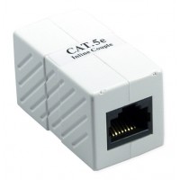 RJ45 Inline Coupler Beige Network Connector