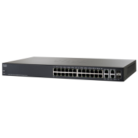 Switch Cisco 24-Port 10/100/1000 PoE+ 2-Port 10/100/1000 + 2-Port SFP Layer 3 SG300-28PP Networking