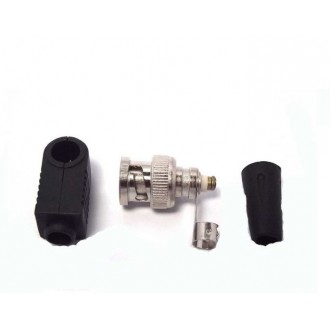 Connector BNC Solderless Plug Right Angle Surveillance
