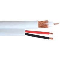 Cable RG59/18G Power Combined CMR White SecurLink Surveillance