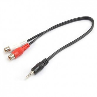 Audio 3.5mm/RCA 6' (1 3.5 M/2 RCA F) Cable