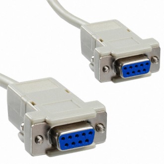 Modem Null DB9 F/F 6' Cable