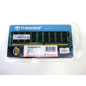 Transcend 1GB 184-Pin DDR SDRAM DDR 400 (PC 3200) Desktop Memory Model JM388D643A-5L 